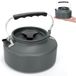 Omgoods - Léger (jusqu'à 1 kg) bouilloire de camping 1,1L Aluminium