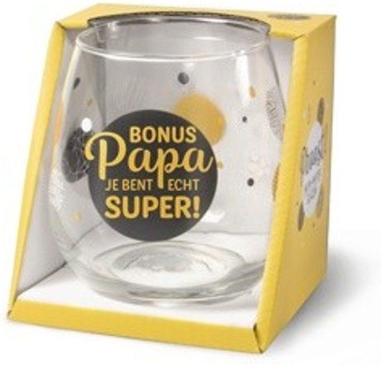 Miko Products Wijn - Waterglas Bonus Papa Proost - 8714436086218