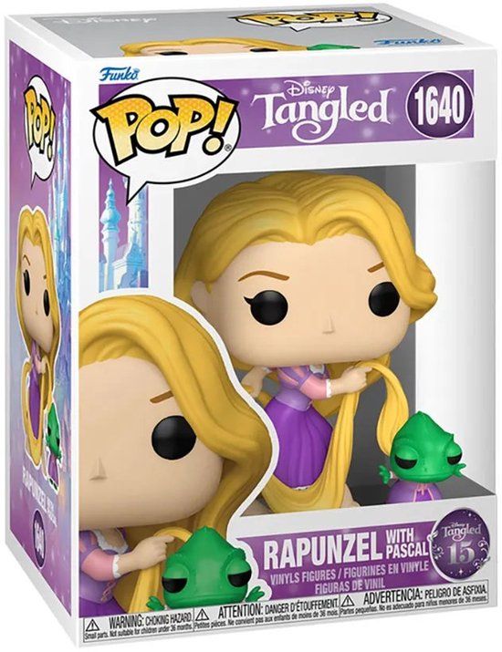 Funko Rapunzel Rapunzel with Pascal (15th Anniversary) vinylfiguur 1640 Unisex Funko Pop! - Neutraal - Standard