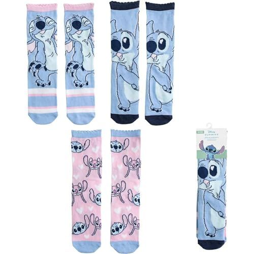 Disney Lilo en Stitch Cerdá Lilo en Stitch Sokken - Maat 35/38 - 3 Paar - Paars