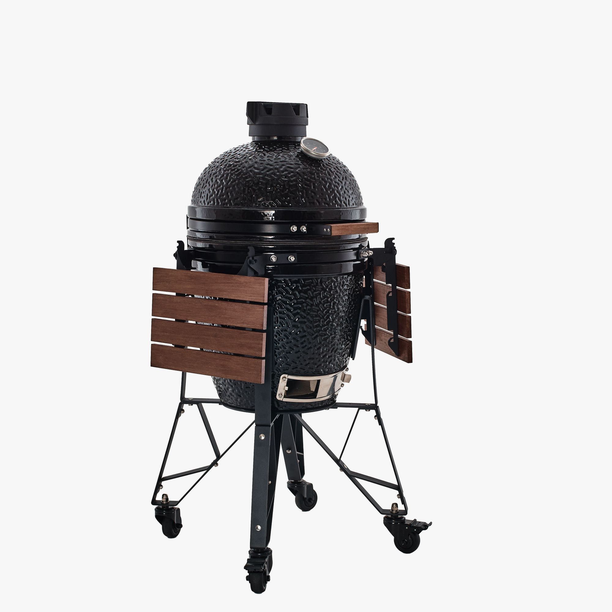 The Bastard - Medium Complete - Kamado Charcoal BBQ - Black