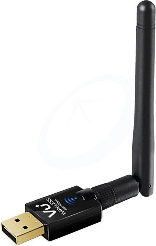 VU+ USB Wifi Stick 600Mbps - Wireless a/b/g - Zwart