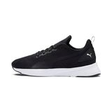 PUMA Flyer Runner Unisex Hardloopschoenen - Puma Black-Puma Black-Puma White - Maat 43