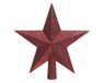 Decoris Piek Kunststof Donkerrood met glitters 4.2x19x19cm