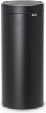 Brabantia Touch Bin Prullenbak - 30 liter - Moonlight Black