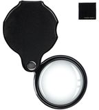 Loupe de poche mini loupe 20x - Noir - Portable - Lecture et antiquités