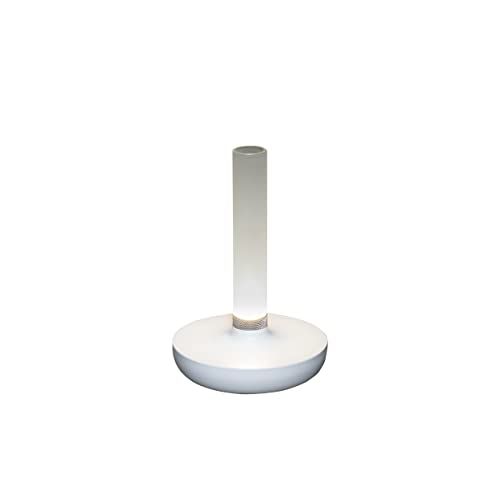 KONSTSMIDE Accu-LED vaas Biarritz wit | indoor / outdoor | 7827-253