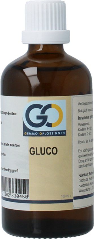 GO Gemmo Oplossingen GO Gluco bio 100 Milliliter