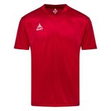 Derbystar Select Pisa shirt M Rood/Wit Gestreept Polyester Korte mouw