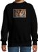 Bellatio Decorations Shoppartners Bv Dieren sweater met tijgers foto - zwart - voor kinderen - natuur / tijger cadeau trui - sweat shirt / kleding 134/146