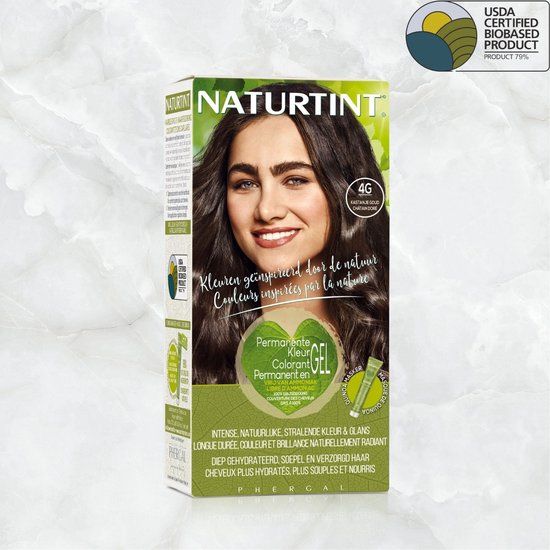 Naturtint Permanente Kleuring 4G Kastanje Goud - 170ml