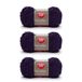 Red Heart Scrubby Grape Garen - 3 stuks van 100 g - Polyester - 4 Medium (gekamd) - 84,12 m - Breien/haken