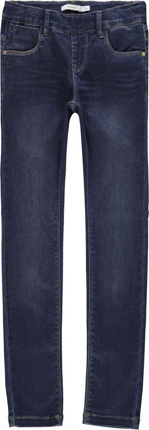 Name it Meisjes Jeans Legging - Dark Blue Denim - Maat 152