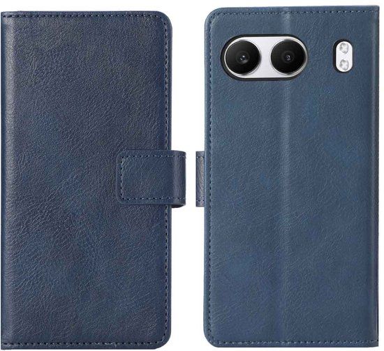 imoshion Hoesje - Geschikt voor OnePlus Nord 4 - Luxe Bookcase - Donkerblauw