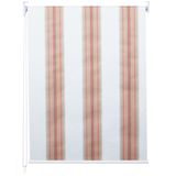HWC-D52 Store à enroulement blanc/rouge/beige 90x230cm