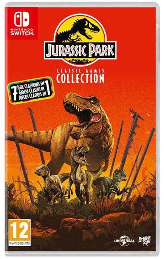 Nintendo Games Switch Jurassic Park Classic Games Collection