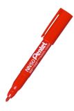 Pentel Green Label Permanente Marker, Rood, 12 stuks