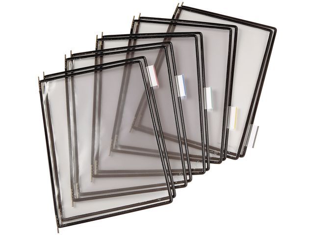 tarifold Zichtpaneel A4, Plastic, Zwart