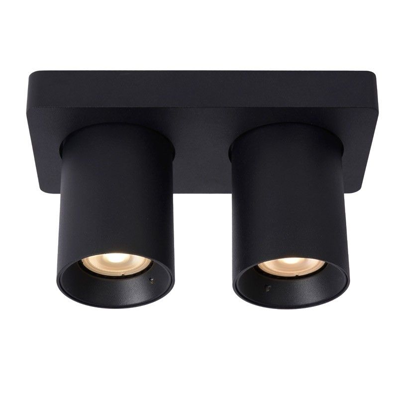 Lucide Nigel Spotlamp - 2-lichts - Zwart
