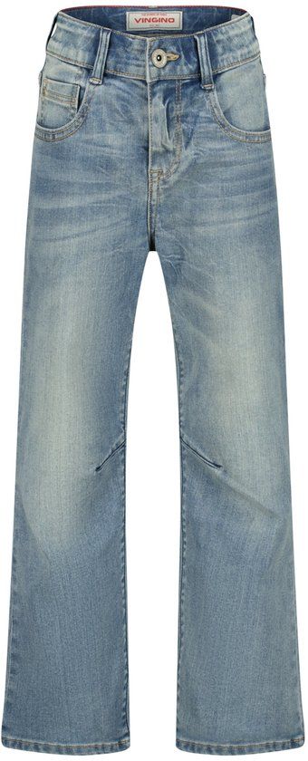 Vingino Gustavo Icon Jeans Jongens - Broek - Blauw - Maat 140