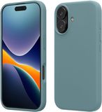 kwmobile telefoonhoesje geschikt voor Apple iPhone 17 - Hoesje met siliconen coating - Smartphone case in antieksteen