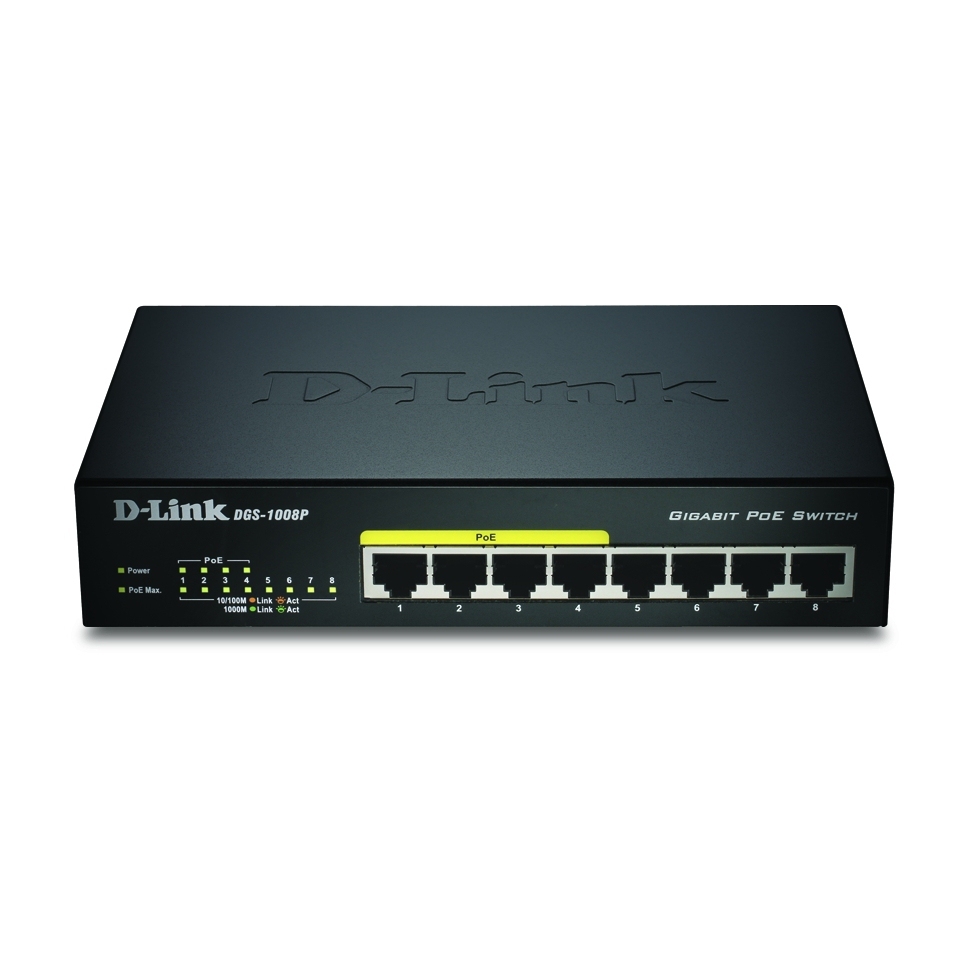 D-Link   DGS-1008P/E