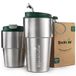 Blockhütte Coffee To Go Beker 350ml – Lekvrije Thermosbeker RVS, Donkergroen