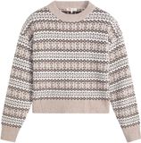 LEVI'S ® Trui 'Ines' nude / ivoor / donkerbruin / zwart