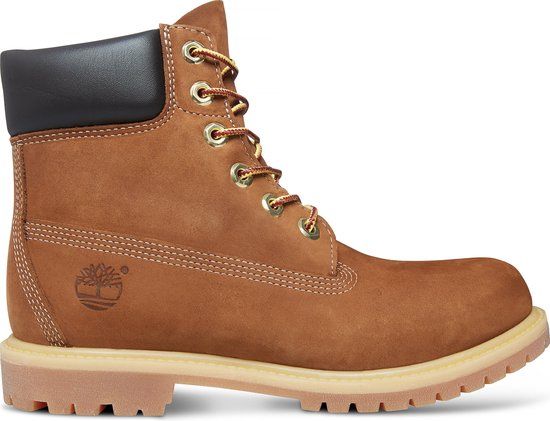 Timberland Women's 6" Premium Boots - Rust - Size 37