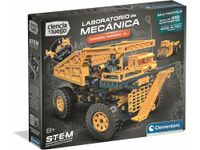 Clementoni - Science and play, mechanics laboratory: XL mining vehicle, Stem Multimodel construction kit, more than 310 components, age 8+, made in Italy, 55663