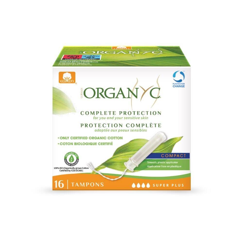 Organyc® Tampons Complete Protection Super Plus Compact 16 tampons