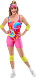 Rubies Officiële rolschaats Barbie-kostuum, volwassen verkleedkleding, maat UK 16-18 Halloween