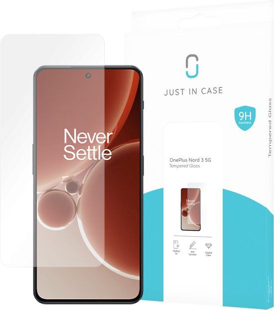 Just in Case Tempered Glass Screen Protector OnePlus Nord 3 5G - Clear