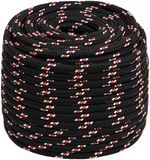 vidaXL Multifunctioneel touw 18 mm 25 m Zwart en Rood PP