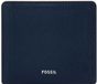 FOSSIL Portemonnee en portemonnee Logan RFID Small Bifold Insignia Blue bleu foncé