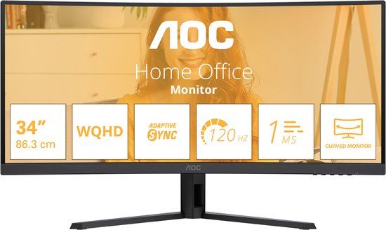 AOC B3 CU34B3E - Ultrawide WQHD Monitor - 120hz - 34 inch