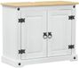 vidaXL Wastafelkast Wit 73 x 33 x 60 cm Massief Grenenhout