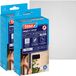tesa INSECT STOP H&L Fly Screen Premium for Windows - hor met klittenband, verwijderbaar zonder resten, antraciet - 2x 130 x 150 cm