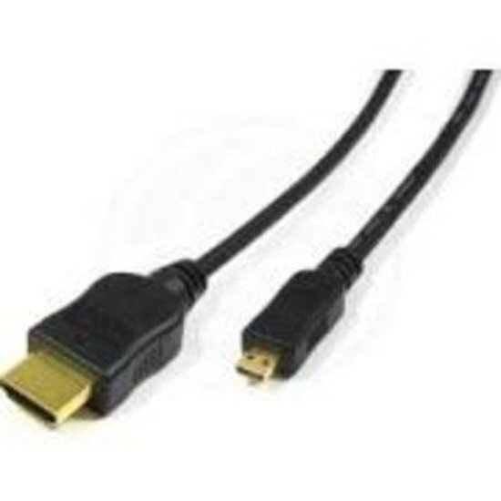 MediaRange HDMI-Kabel 1.4 Gold Con.A/D micro 1m black Ether