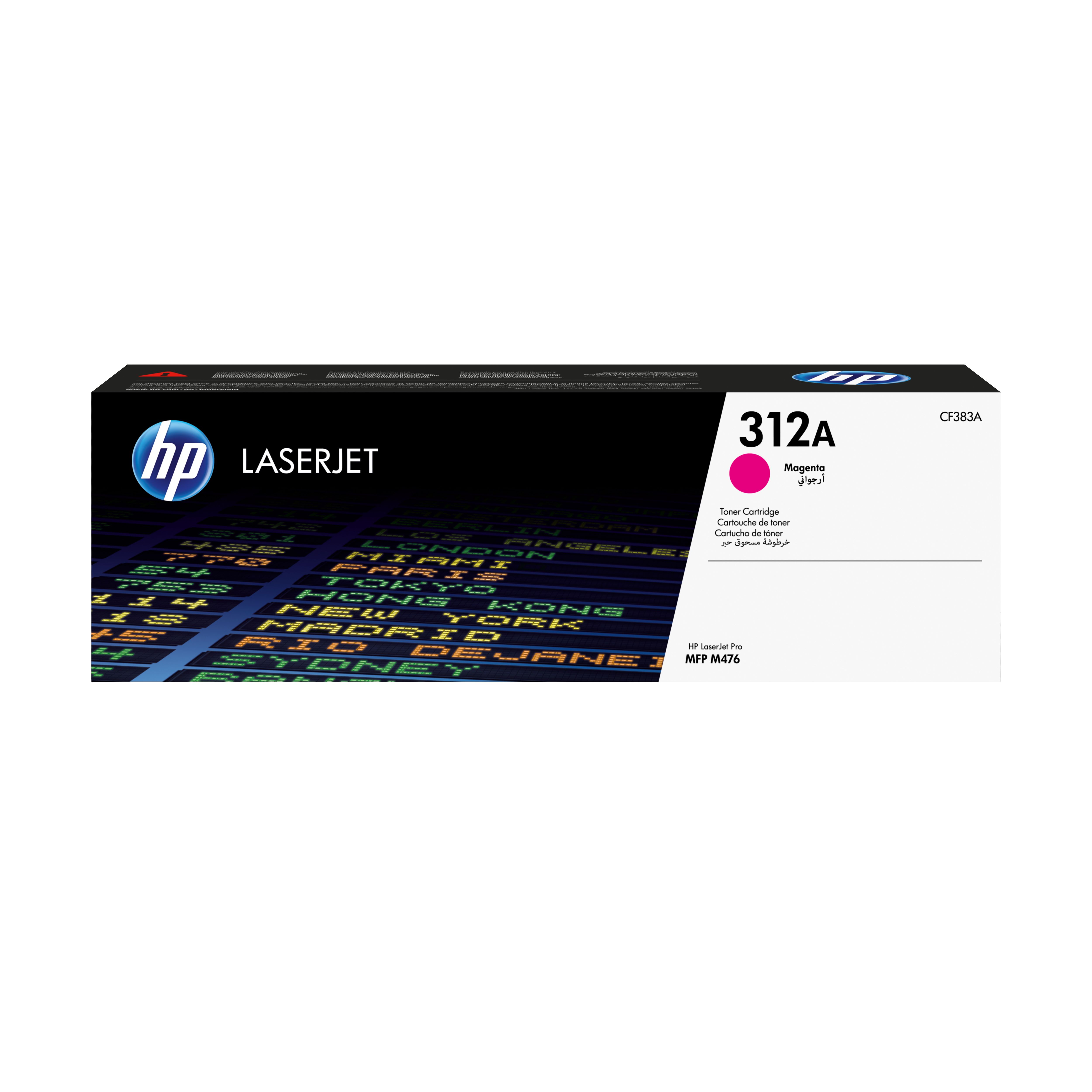 HP 312A Magenta Toner Cartridge - Original - For HP LaserJet Pro M476 - CF383A