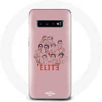 Maniacase Hoesje voor Samsung Galaxy S10 Plus Elite Seizoen 5 Poster karakters Fanart Logo