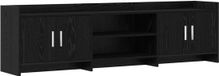 vidaXL TV-kast 168 x 33 x 47 cm Zwart eiken Bewerkt hout