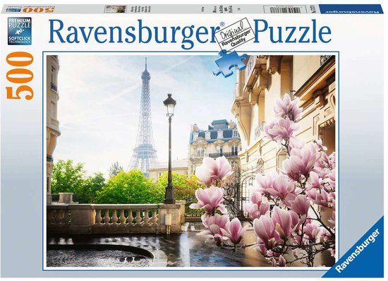 Ravensburger Lente in Parijs - Legpuzzel - 500 stukjes