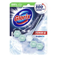 Glorix Glorix toiletblok Power 5 Bleach (55 gram)