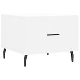 VidaXL Salontafel Wit Bewerkt Hout 50x50x40 cm (Set van 2)