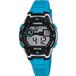 Calypso K5853/1 Heren Polshorloge Blauw Siliconen Band Zwart/Blauw 36mm
