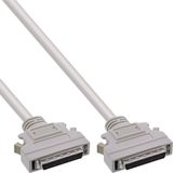InLine 15520 seriële kabel Beige 1 m 50-p