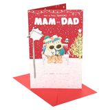 Boofle Kerstkaart voor mama en papa