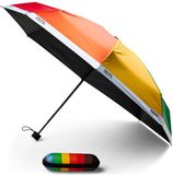 Copenhagen Design Paraplu Compact in Reistas - Pride - Polyester - Multicolor
