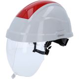 KS Tools 1170137 117.0137 Veiligheidshelm EN 397, EN 50365 DIN 166, DIN 167, DIN 168, DIN 170 Wit, Rood